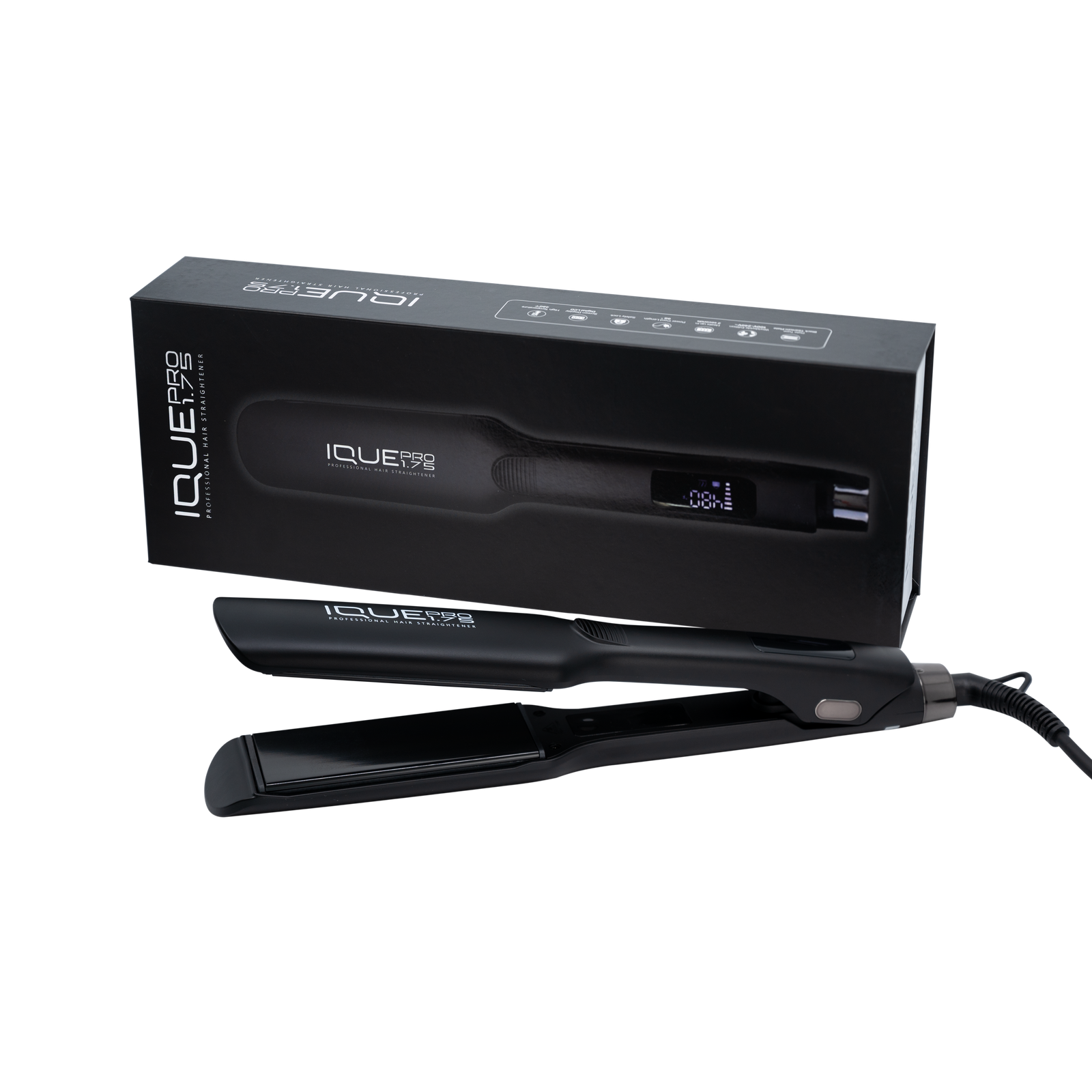 IQUE Professional Hair Straightener HS132 1.75 E salon Supply